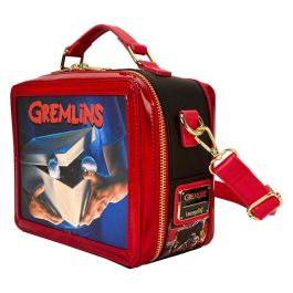 Loungefly Bolso bandolera Gremlins 40th Anniversary Piel vegana con Tirantes ajustables y desmontables 22,2x19x10,1cm