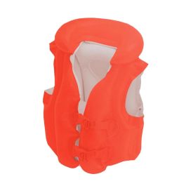 Intex Salvavidas Deluxe Flotador Hinchable Naranja 50x47cm