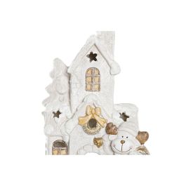 Casa Navidad Moderna DKD Home Decor Blanco 21 x 45 x 38 cm (2 Unidades) Casa Navidad Moderna DKD Home Decor Blanco 21 x 45 x 38 cm (2 Unidades)