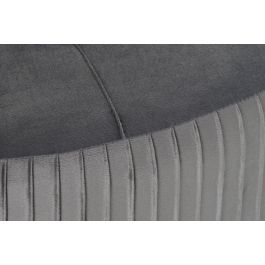 DKD Home Decor Reposapiés Scandi Cuadrado de Terciopelo y Madera Gris Oscuro 80x80x38 cm Desmontable DKD Home Decor Reposapiés Scandi Cuadrado de Terciopelo y Madera Gris Oscuro 80x80x38 cm Desmontable