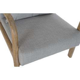 Butaca Tradicional DKD Home Decor Gris Natural 79 x 76 x 66 cm