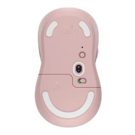 Logitech M650 L Rosa Ratón Inalámbrico Grande Silencioso SilentTouch SmartWheel, 4000 DPI, Bluetooth/USB, Hasta 24 Meses Batería