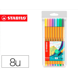 Stabilo Rotuladores Point 88 C-Surtidos Pastel Estuche 8 Unidades Precio: 6.50000021. SKU: B163MXSDR3