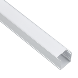 Perfil Para Tiras LED 2 metros -Difusor Opal Perfil Para Tiras LED 2 metros -Difusor Opal
