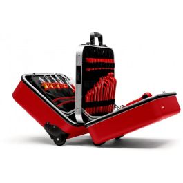 Knipex 98 99 15 Maleta de herramientas BIG Twin Move RED Ruedas Negra/Roja ABS/Aluminio con cierre y agarradera
