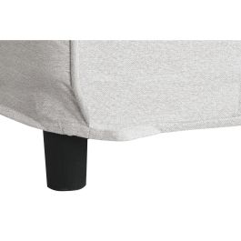 DKD Home Decor Sofá Moderno Beige de Poliéster Desenfundable y Desmontable, 196 Ancho x 85 Fondo x 90 Alto cm, Altura Asiento 45 cm