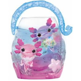 Goliath GOL8720077326170 Pack Doble Ajolote Acuario Burbujas Rosa Morado A partir de 4 Años