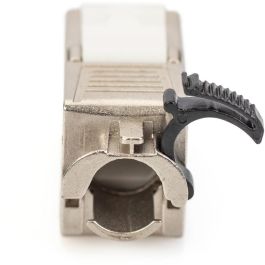 Digitus Keystone Jack Cat6a Apantallado, Módulo Rj-45/LSA, Organizador Cables Inteligente, Plata, Set 24 Unidades