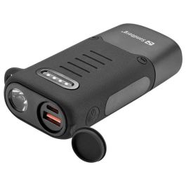 Sandberg Survivor Powerbank 10000 mAh PD30W - Resistente IP65 Agua Polvo, USB-C USB-A, Linterna Integrada para Exterior