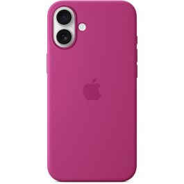 Apple Funda iPhone 16 Plus MagSafe de Silicona - Fucsia con Protección contra Caídas y Resistente a Rayones