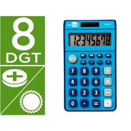 Calculadora Liderpapel Bolsillo Xf09 8 Digitos Solar Y Pilas Color Azul 115x65x8 mm Precio: 5.50000055. SKU: B1GGWCBHHY