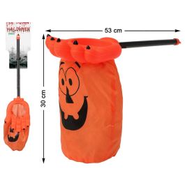 Bolsa Porta Caramelos de Halloween Diseño Calabaza Naranja para Niños | Práctica Bolsa Infantil con Asa para Golosinas y Dulces Precio: 2.59000016. SKU: S1130567