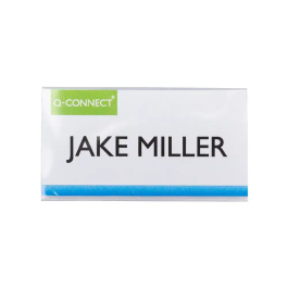 Q-connect Identificador KF14137 con Clip Magnético, Apertura Superior, 40x75 mm
