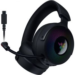 Razer Kraken V4 PRO Gaming Headset Inalámbrico y Alámbrico con THX Spatial Audio para PC/Móvil Negro