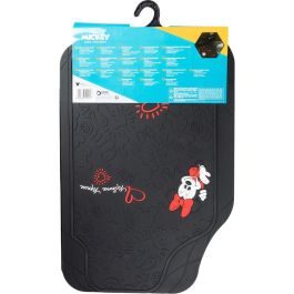 Disney Alfombrillas Minnie CZ10901 para Coche PVC Universal 44x65cm Dos Unidades