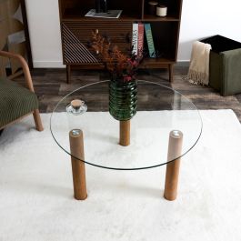 Mesa De Centro Vidrio Templado Home Deco Factory