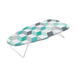 Metaltex Tabla de Planchar de Sobremesa Alcor Estampado Cubos con Lámina Nido de Abeja, 34 x 75 cm, Incluye Gancho - Modelo Alcor Precio: 23.50000048. SKU: B1FP3NLVRX