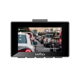 Veho Muvi KZ-2 Pro Dashcam 4K UHD con Detección de Movimiento, Sensor G, Grabación Automática y Protección de Archivos para Coche