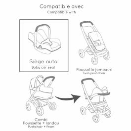 Smoby Maxi Cosi rosa para mayores de 3 años