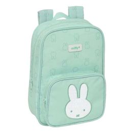 Mochila Escolar Miffy Menta Menta 20 x 28 x 8 cm