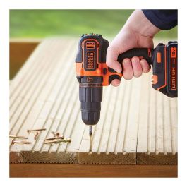Black+Decker Taladro percutor 18V bdchd18kb-qw con 2 baterías de litio y maletín
