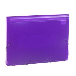 Carchivo Clasificador Acordeón Folio 13 Departamentos con Gomas PP Translúcido Violeta Precio: 4.49999968. SKU: B16X9PVR4C