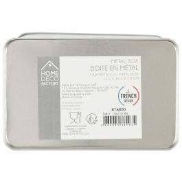 Home Deco Factory Brooklyn Bote Metal "Farine" para Almacenamiento de Harina