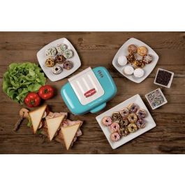 Ariete 1972/01 Sandwichera 3 en 1 Party Time para Donuts y Cupcakes, Azul