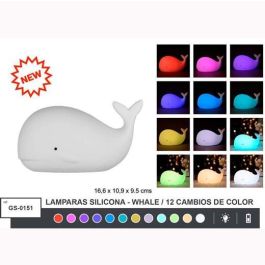 Roymart Lámpara De Silicona Ballena 12 Cambios De Color Precio: 9.98999958. SKU: S8416443