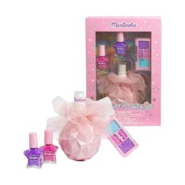 Set de belleza martinelia starshine body mist beauty. incluye esmaltes de uñas paleta de brillo de labios en 3 colores 22x15x7,5 cm Set de belleza martinelia starshine body mist beauty. incluye esmaltes de uñas paleta de brillo de labios en 3 colores 22x15x7,5 cm
