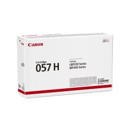 Canon 3010C002 Tóner Original Negro 057H Alta Capacidad 10000 Páginas i-SENSYS LBP223dw LBP226dw MF443dw MF445dw