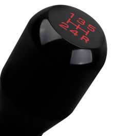 Occ Motorsport OCCPOM004 Pomo Palanca de Cambios Aluminio Negro 5 Marchas MT Universal con Signos Inversos Rojos y 3 Adaptadores Occ Motorsport OCCPOM004 Pomo Palanca de Cambios Aluminio Negro 5 Marchas MT Universal con Signos Inversos Rojos y 3 Adaptadores