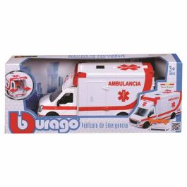 Vehiculo de emergencias ambulancia escala 1:50 burago