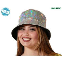 Sombrero Pescador Plateado Efecto Holográfico Brillante para Fiestas Temáticas y Carnavales Precio: 6.655. SKU: B1HQQG79W3