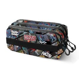 Marvel Spiderman Estuche Portatodo Trick FAN 2.2 Panels con 3 Compartimentos, Ripstop, Multicolor Marvel Spiderman Estuche Portatodo Trick FAN 2.2 Panels con 3 Compartimentos, Ripstop, Multicolor