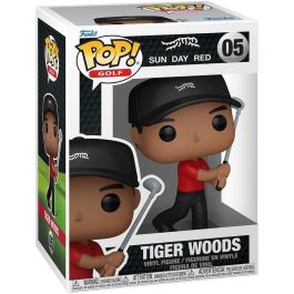 Funko Figura POP! Golf Sun Day Red Tiger Woods Vinilo 9cm