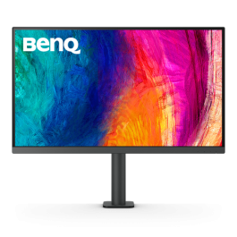 BenQ Monitor Pd2705Ua (9H.LKDLA.TPE) 27" Led Panorámico, Panel Ips, 3840X2160 Uhd 16:9, 5Ms Gtg, 350Cd Hdr Mode) 1200:1, Angulo 178/178, Tamaño Píxel 0,155, Altavoces, Hdmi 2.0, Dp 1.4, Usb-C, Usb 3.2, Usb Type B Precio: 442.5900006. SKU: B14HEPP32E