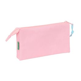 Safta Estuche Portatodo Benetton Basic Tres Cremalleras 120x220x30 mm