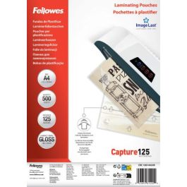 Fellowes 100144249 PACK 500 Fundas Plastificar 125 MICRAS BRILLO A4 (216X303 MM) Precio: 77.50000027. SKU: B19VN5PN2M