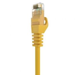 AISENS - CABLE DE RED LATIGUILLO RJ45 LSZH CAT.6A 500 MHZ UTP AWG24, AMARILLO, 0.5M