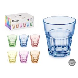 Vaso Vidrio 300Ml Surt 6 Colores Vivalto 8X9CM (24 Unidades) Precio: 23.89000042. SKU: B1CPTP3AD8