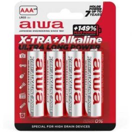 Pack de 4 Pilas AAA Aiwa X-TRA+Alcaline LR03/ 1.5V/ Alcalinas Precio: 4.49999968. SKU: B16BEGP2N7