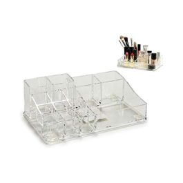 Berilo Organizador de plástico transparente con 14 huecos, 22.3x12.5x7 cm, ideal para almacenamiento de escritorio (Set de 12) Precio: 46.58999972. SKU: S3605571