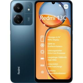 Xiaomi Redmi 13C Smartphone 6.74" Android 13, 8GB RAM, 256GB, 50MP Cámara, 5000mAh, Dual SIM, Azul, Marina