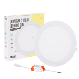 BX3 LIGHT Placa LED Circular 20W 1600Lm 6000K Blanco Frío 40000H Empotrable BX3-RDP15-20W-CW Precio: 7.49999987. SKU: B1AG5WPHQ7