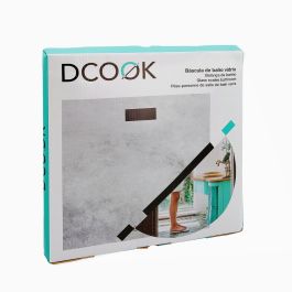 DCook Báscula de Baño Gallery hasta 180 kg - 28x28x2.5 cm, Vidrio Templado con Temperatura Ambiente