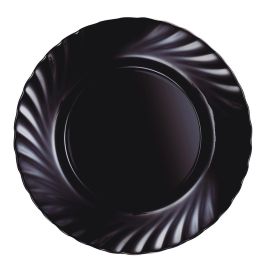 Plato Llano Vidrio Trianon Negro Luminarc 24,5 cm Precio: 1.79000019. SKU: B1FR4QKYPT