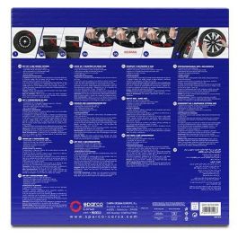 Sparco Tapacubos Sicilia Bicolor 16" Plata-Negro Cs5 SPC1673SVBK 4 Unidades