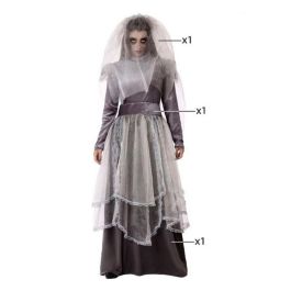 Disfraz para Adultos Gris Zombies (3 Piezas)