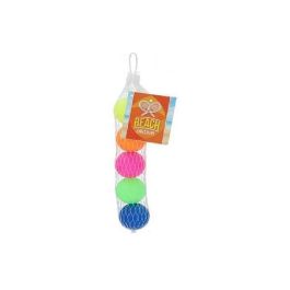 Pelotas palas playa 4x4x124 cm en red 5 unidades exp 12 piezas Precio: 1.68999974. SKU: B18YZGENYG